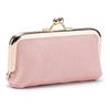 New Niche Change Bag Mini First-layer Cowhide Storage Bag Women's Fashion Mouth Red Envelope Small Clip Bag Tide