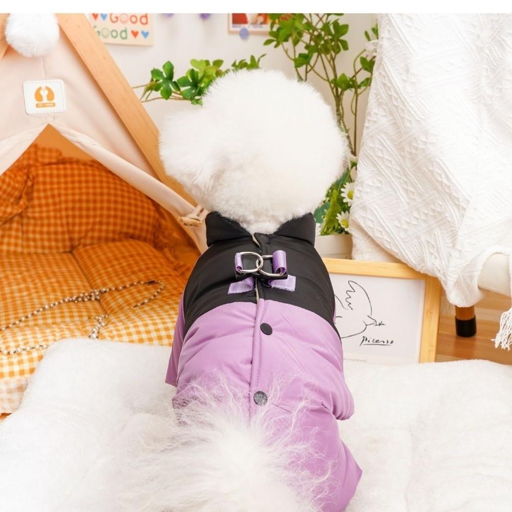 Windproof Protective Romper Autumn Winter Dog Clothes Outdoor Dog Bodysuit For Puppy Small Dogs