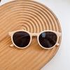 Korean Style Children Sunglasses Trendy Round Frame Kids Sun Glasses Tinted Lens Fashion Personality Uv400 Small Sun Shades