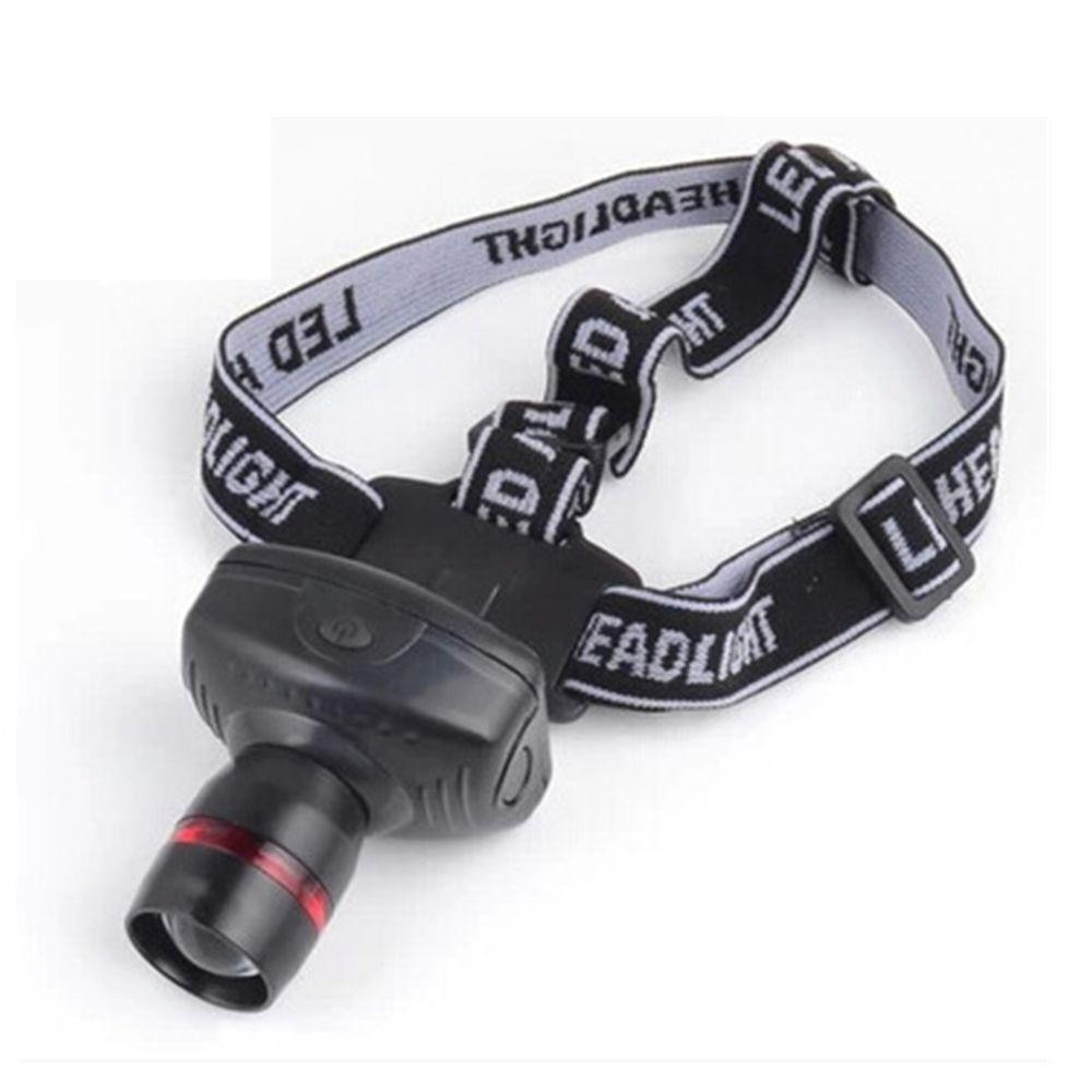 Portable Forehead Torch Lanterna Zoom Cycling Lights Flashlight Headlight LED Head Lamp