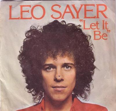 7-дюймовая пластинка LEO SAYER  Let It Be CHS2080 Chrysalis 1975 Великобритания Поп Б/у