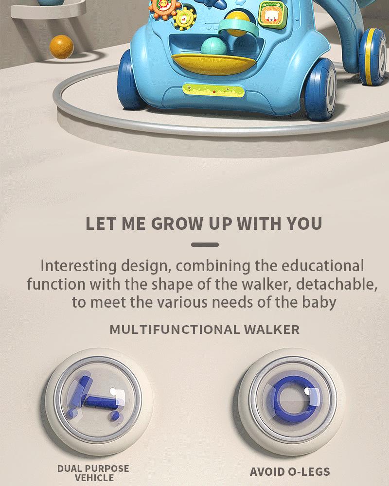 22 Years Cross-Border Multifunctional Anti-Fall Baby Hand-Push Walker Toy