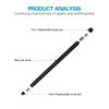 Portable For Screen Dual Tips Dual Heads Ends Tablets Pen Touchscreen Stylus Pens Touch Pen