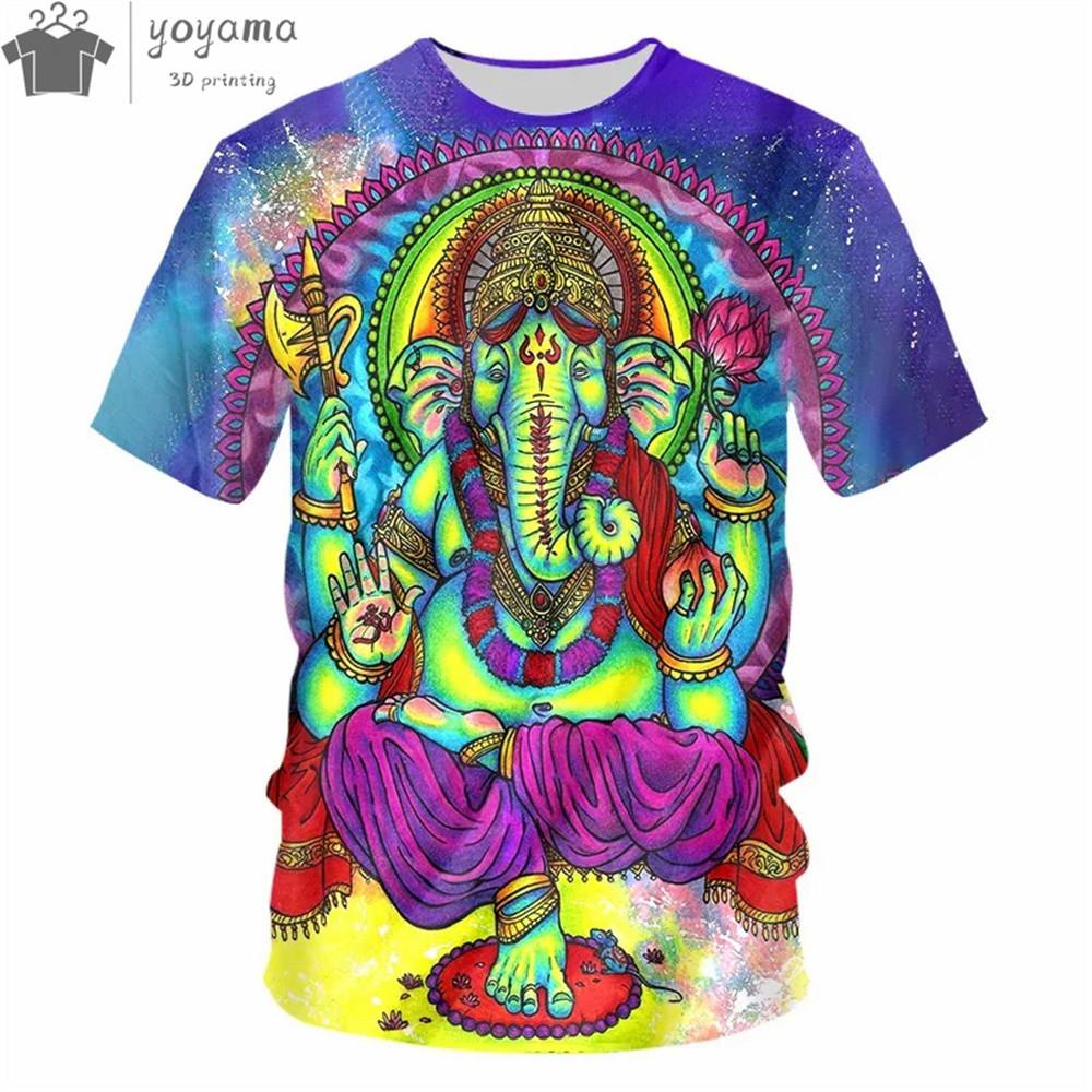 Красочная футболка с принтом «Trippy» для мужчин, крутые дизайны, футболки, летняя повседневная футболка с коротким рукавом и круглым вырезом