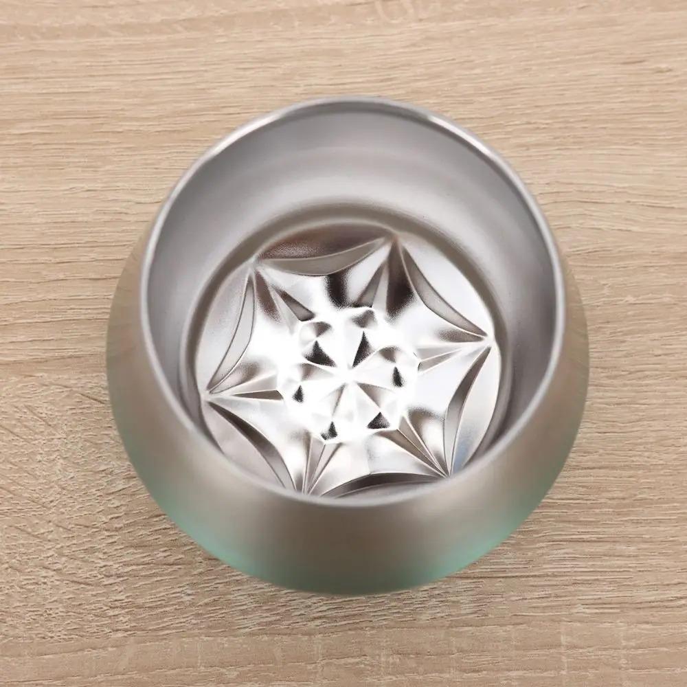 Gradient Color Wine Goblet Detachable Champagne Cup Water Cup Thermal Cup  Pub