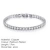 Women's Gold-Plated Zircon Tennis Bracelet - Full Diamond Design, Model S5650