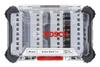 Bosch Набор бит для отвертки шестигранный 9 мм шлиц кейс 2607017731 (40 бит, хвостовик 6,35 мм, хвостовик, в комплекте)