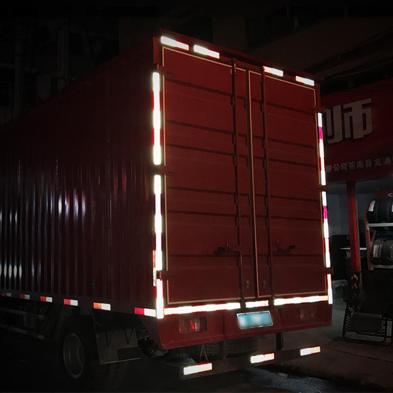 Safurance Велосипед Грузовик Прицеп Автомобиль Пластиковый Светоотражающий Катафот Пластиковый Светоотражающий Катафот Ночная Безопасность Предупреждающая Наклейка Лента