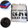 Забавные футболки Krav Maga Israeli Self Defense System Мужская женская мода Повседневная футболка 100% хлопок Свободная футболка оверсайз