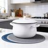 Silicone thermal insulation mat, placemat, household kitchen meal coaster, casserole mat, anti-scalding table mat, placemat, thermal insulation mat