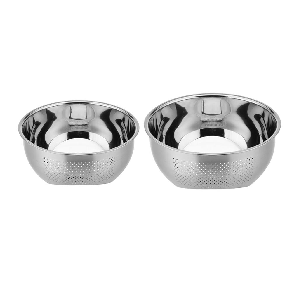 Кухонный дуршлаг, Дуршлаг из нержавеющей стали, Миска для мытья риса, Миски для мытья овощей и фруктов для очистки, Риса и, Кухонные инструменты