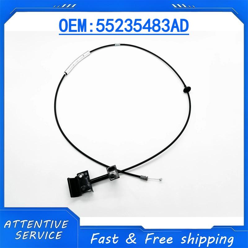 Car Hood Release Cable 55235483AD 55235483AE Compatible with Jeep Cherokee 1997-2001