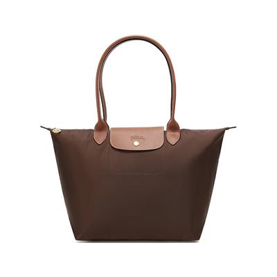 Le Pliage Original Сумка-тоут на длинных ручках Складная Сумка-пельмень из переработанного холста Сумка через плечо Женские сумки Коричневый 1899089P81
