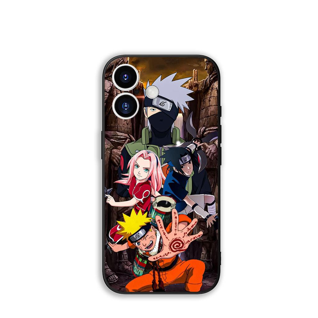 for Apple iPhone 16 15 14 Plus 13 12 Mini 17 Pro Max + 16E Air 16+ ProMax Phone Cover Case Sasuke Kakashi Narutos Haruno Sakura