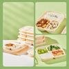 Biodegradable Corn Starch Compartmented Lunch Box