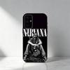 Чехол для телефона K-Kurt N-Nirvana C-Cobain для Samsung S25, S24, S21, S22, S23, S30, Ultra, S20, Plus, Fe, Note, 5G Черная крышка