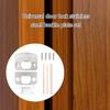Stainless Steel Door Lock Strike Plate Set Security Latches Repair Door Lock Reinforcement Set Suitable for Home Safety