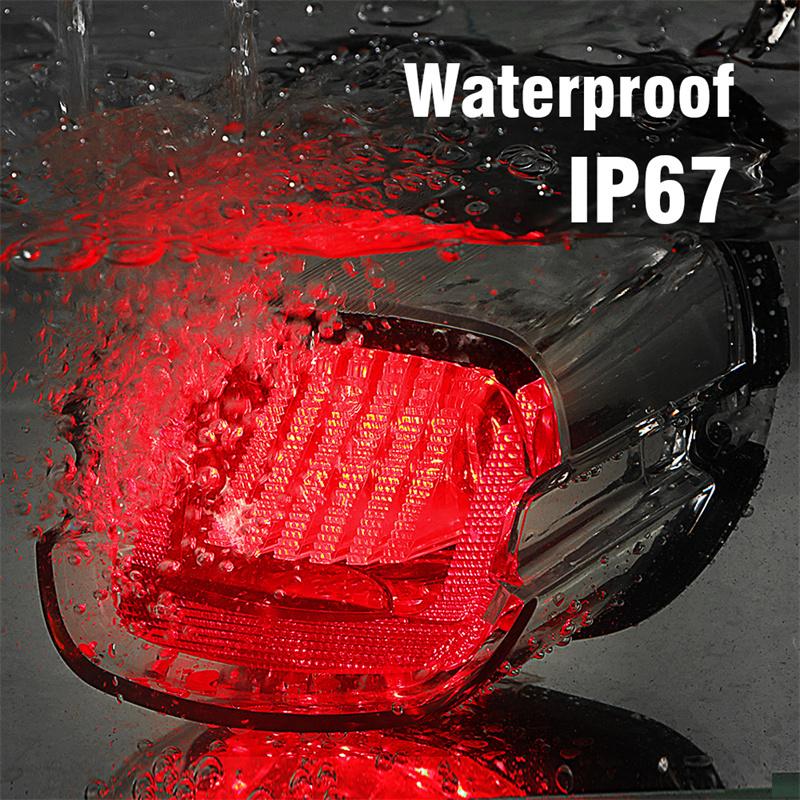 Motorcycle Tail Light LED Rear Lamp Taillight Brake Stop Turn Signals for Harley-Davidson Sportster Softail Dyna Lay Down Super