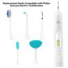 Compatible with Philips Sonicare Electric Toothbrush Replacement Toothbrush Brush Heads, Multifunctional Brush Head for Sonicare
