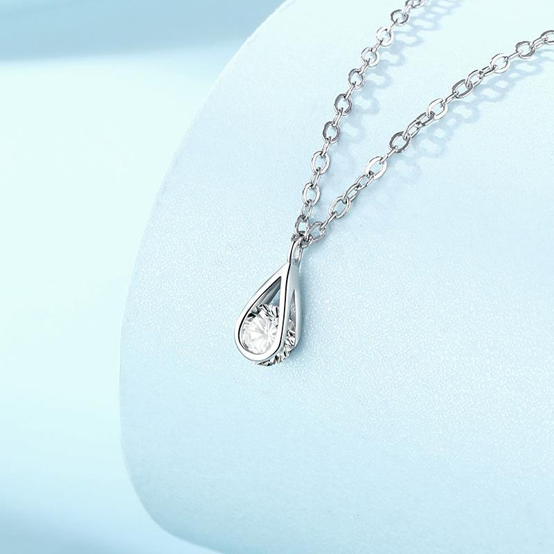 Ожерелье с каплями воды, женская цепочка на шею, нишевый дизайн, повседневная легкая, роскошная, высокого класса, цепочка на ключицу