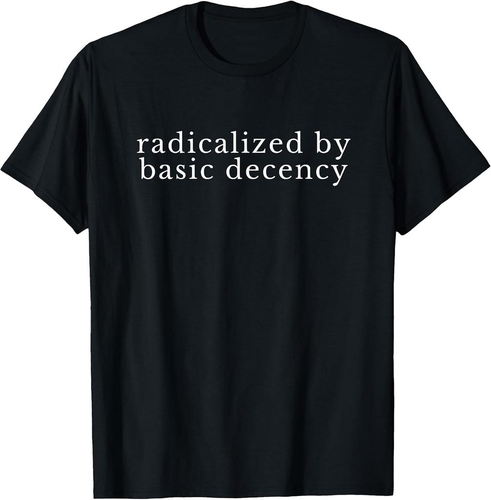 Humorous Democracy-Themed T-Shirt for Men and Women - Basic Decency Design