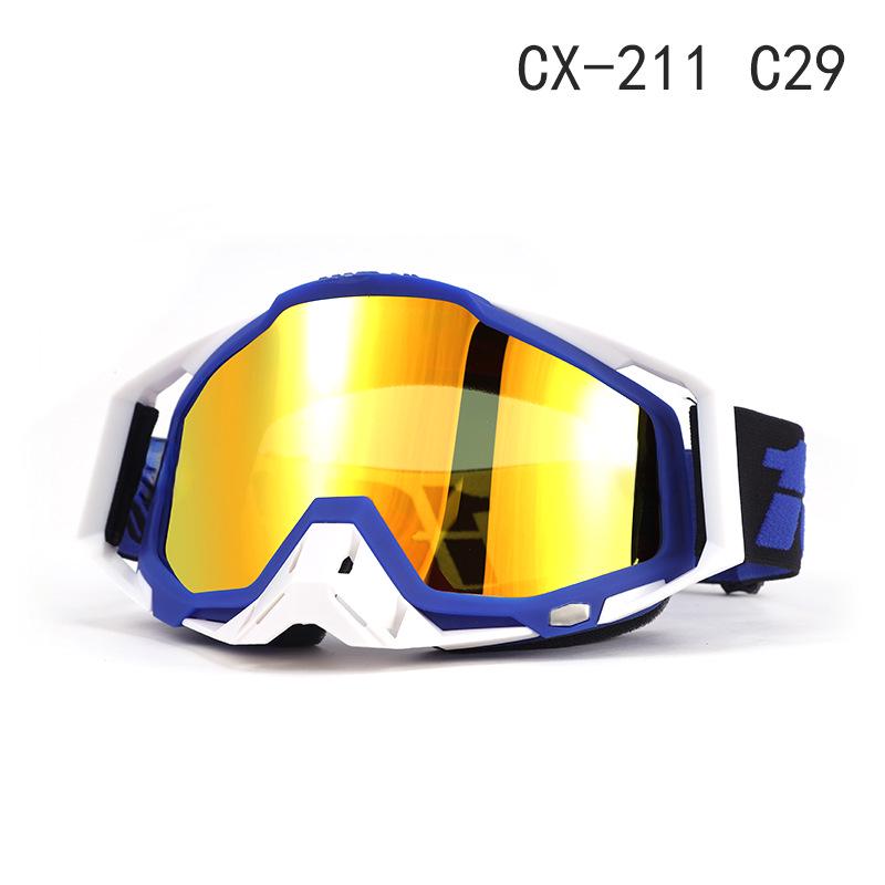 Ветрозащитные мотоциклетные и лыжные очки для использования за границей: 100% Внедорожная езда, катание на природе и защита при скоростном спуске