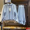 1116 Autumn New Women's Cotton Lantern Sleeve Shirt Long Sleeve Shirt Air Conditioning Shirt Occupational Leisure 188161