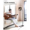 LanPavilion Tablet Stand for iPad, Adjustable Tablet Floor Stand Metal Tablet Holder with Flexible Gooseneck, Compatible with iPad, Kindle Devices,