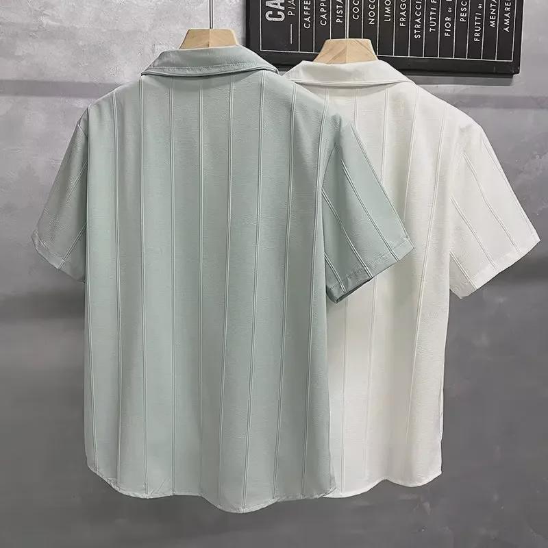 Рубашка с коротким рукавом в японском стиле для молодежи