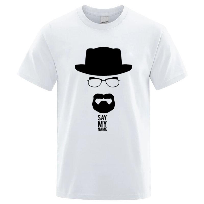 Summer Mens Short Sleeved High Quality 100Cotton Breaking Bad Printed Casual For Men Oneck Cool Casual Loose Hip Hop Male Tee