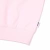 KIRSH Cherry Usa Heart Applique Loose Fit Sweatshirt [Light Pink]