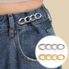 Pants Wasit Tightening Button DIY Alloy Buckle Women Chain Brooch Lapel Charm Pin Clothes Clip Badge Dress Decoration Pin