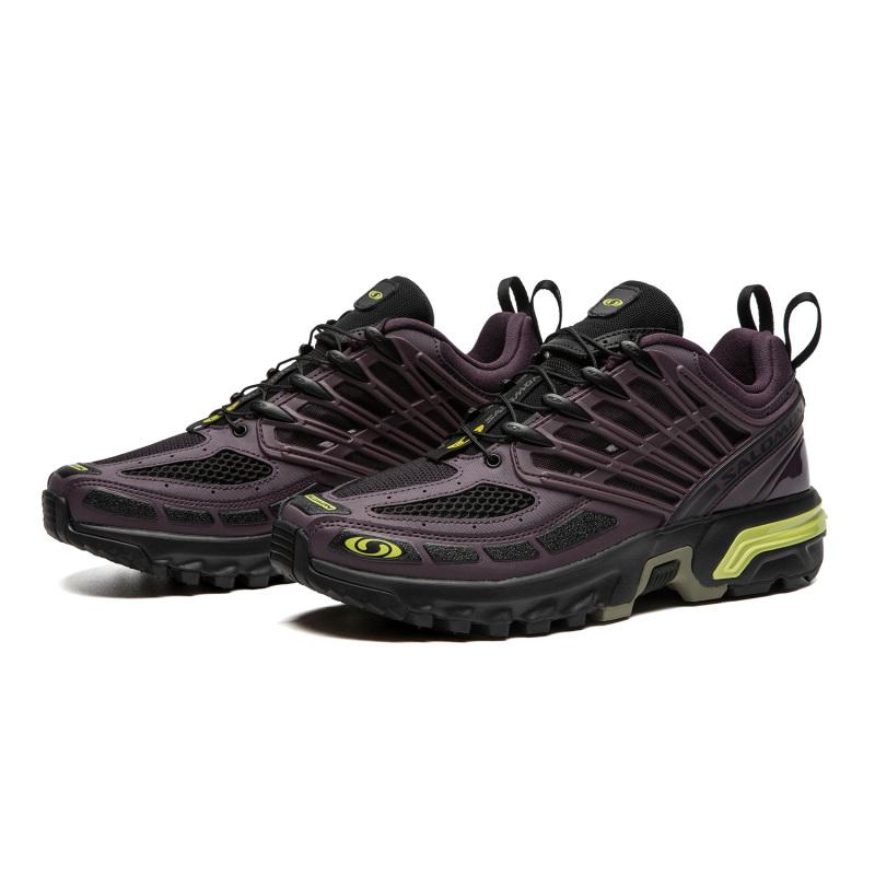 SALOMON ACS PRO Амортизация Поддержка Дышащие Низкие Повседневная Обувь Унисекс Фиолетовые Кроссовки 477371