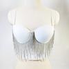 Black Friday Party Sexy Tassel Corset Top Push Up Backless Bustier Club