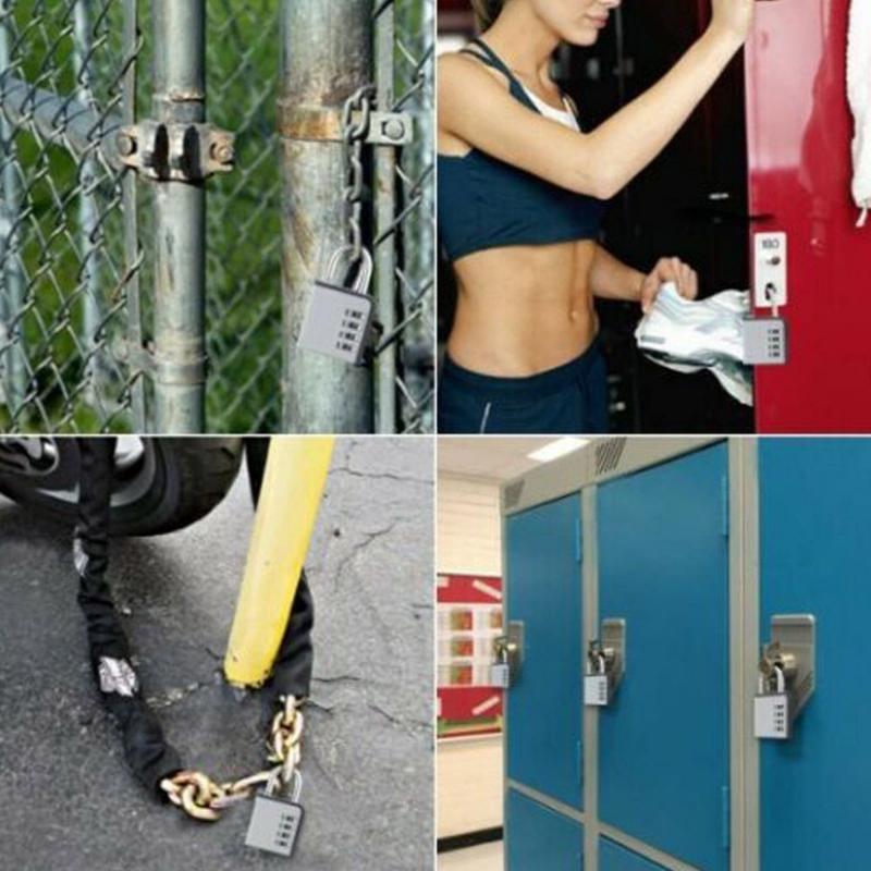 1 шт. большой промышленный замок цветной навесной замок для двери складского шкафчика пароль кодовый замок 4-значный пароль замок ZPG