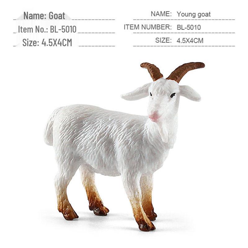 Набор миниатюрных моделей сельскохозяйственных животных для трансграничной торговли: Куры, Утки, Гуси, Коровы и другие