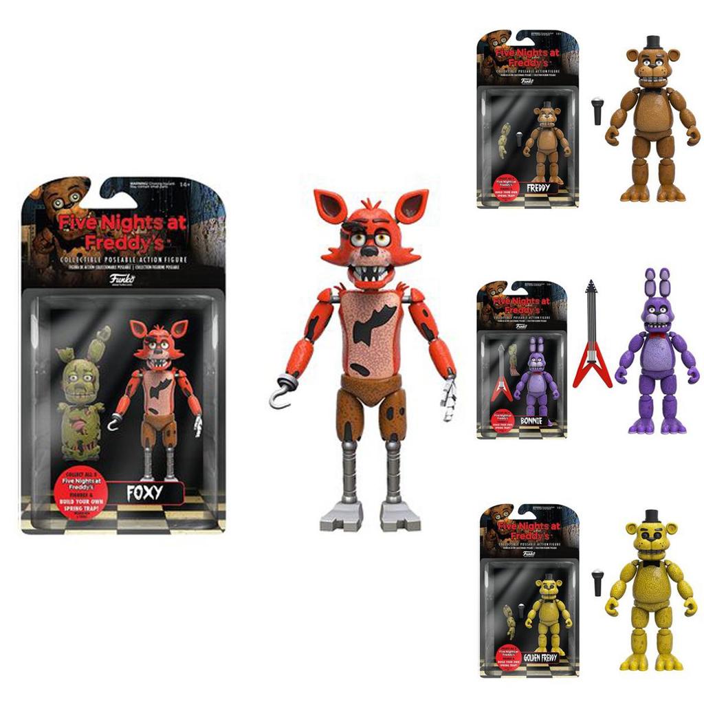 Fnaf Funko Пять Ночей с Фредди Подвижная Фигурка Золотой Фредди для Детей