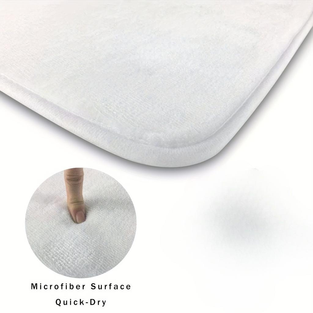 Halloween-Themed Door Mat with Pumpkin & Black Cat Design - Washable Polyester, Perfect for Entryway, Living Room