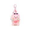 Chick Swimming Circle Plush Toy Cartoon Animal Doll Keychain Backpack Pendant