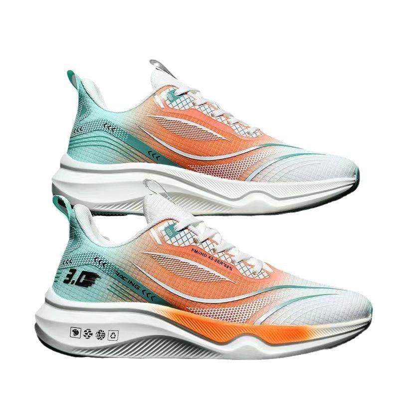 New Summer and Autumn New Ultra-light Running Shoes Sports Shoes Breathable Shock-absorbing Soft-soled Shoes Lightweight Running Shoes Men's Shoes