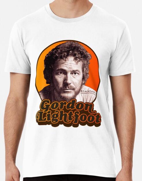Folk Legend Gordon Lightfoot TShirt Ribbon of Darkness If You Could Read My Mind