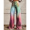 Women's Casual Pants Printed Casual Wide Leg Trend Pants