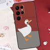 Мультяшный Милый Гусь Чехол Для Samsung Galaxy S24 FE S20 FE S21 S22 S23 S25 S26 Ultra S10 Plus S25 FE Чехол-Оболочка