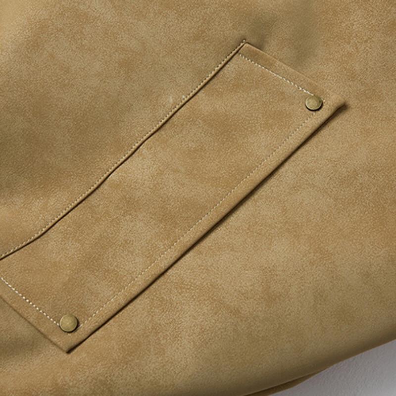 Playboy Men's Fleece Lined Stand Collar Jacket