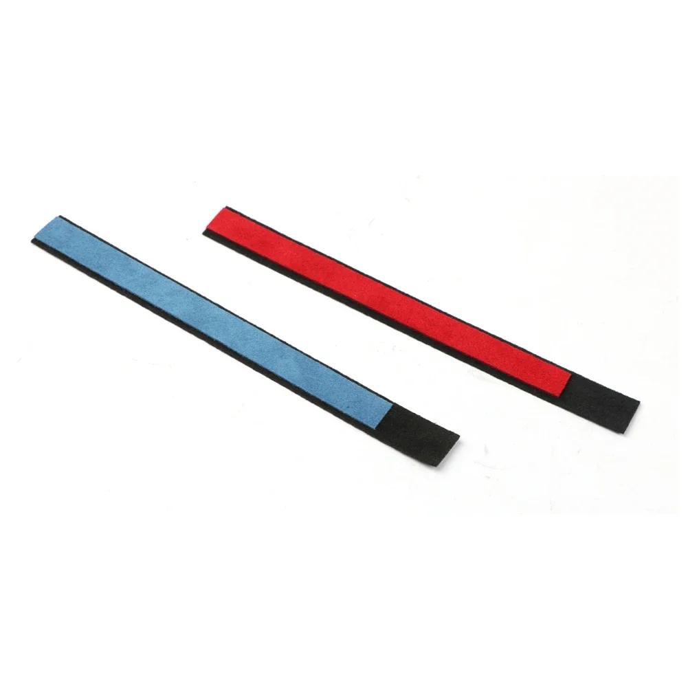 Автомобильный верхний маркер на руль для Tesla Model Y Model 3 XS, центральная линия, красная маркировка, декоративные аксессуары из суперзамши