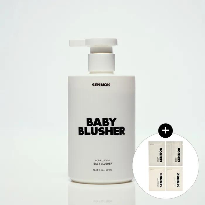 Body Lotion Baby Blusher 300ML + [Free] Sennok Body & Hair Care 4 Types (7mlX4)