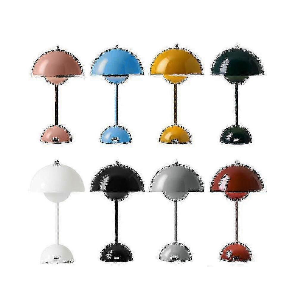 (Yellow) Table Lamp, Eye Caring Led Flowerpot Table Lamp Portable For School