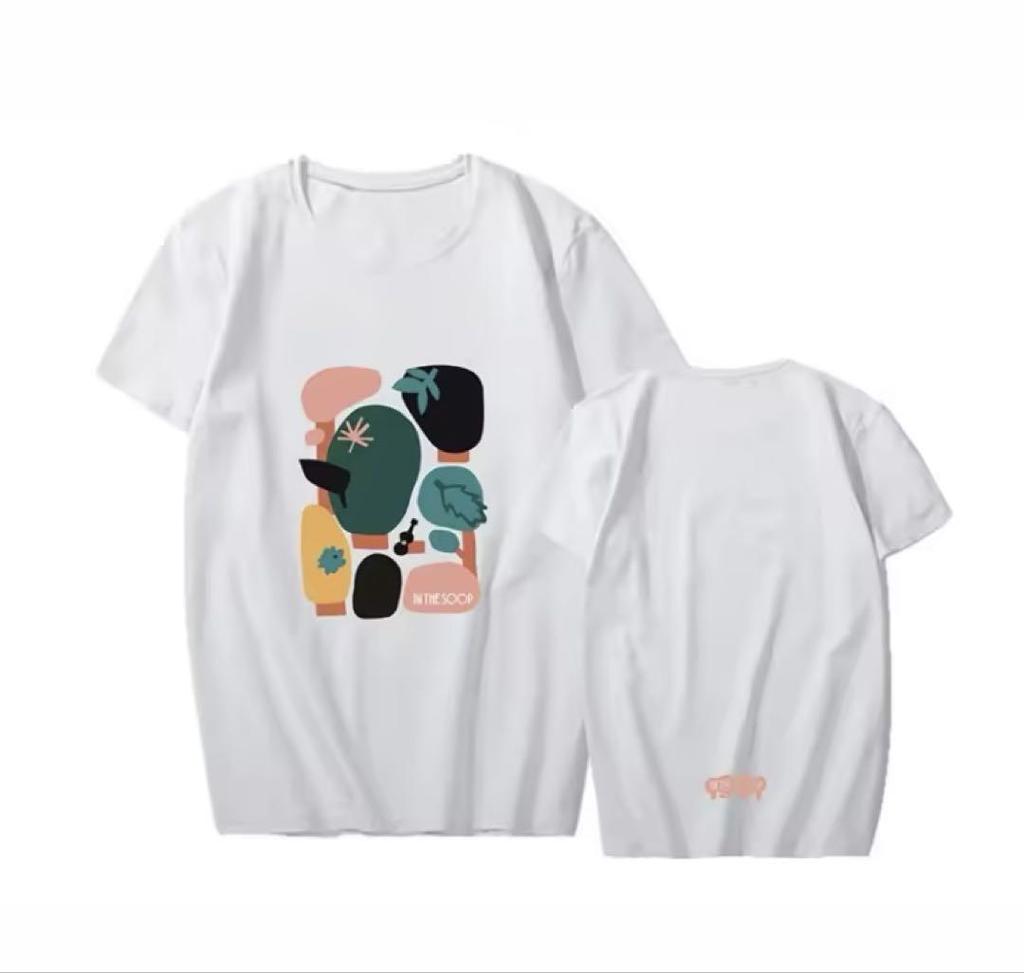 [Б/У] Футболка BTS Song Minsoo белая J-HOPE SUGA JIMIN