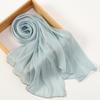 Long Islamic Turban Chiffon Malaysia Headscarf Elegant Wraps Shawl  Women