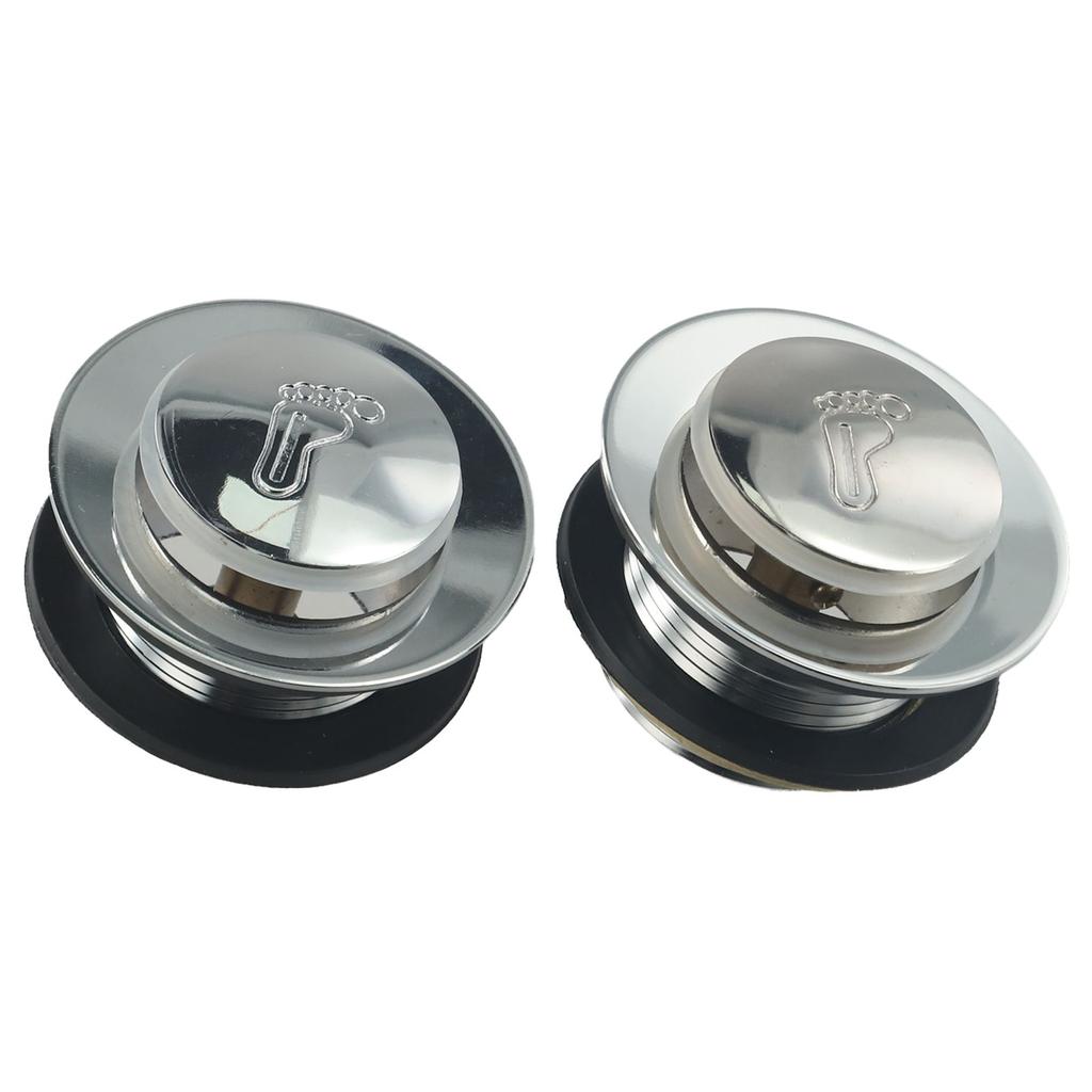 Sophisticated Up Drain Featuring a Smooth Push Button Operation for Convenience